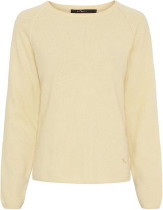 BTF-CPH Btfcph - BTFSabrina Pullover - Dames - Truien - Geel - Maat: 2XL Wol