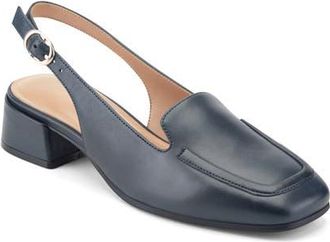 Easy Spirit Farida Slingback Pump in Dark Blue at Nordstrom, Size 8.5