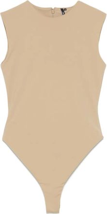 Entire studios sleeveless bodysuit - women - Nylon/Elastane - L - Neutrals