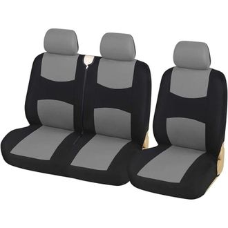 OEM Fundas Protectoras Para Asientos De Coche M 2+1 Para Autob&uacute;s/furgoneta/cami&oacute;n Y (color: Gris)-crezuo