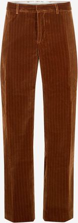 A Kind Of Guise Baumwollsamthose mit Nadelstreifen Tailored Wide