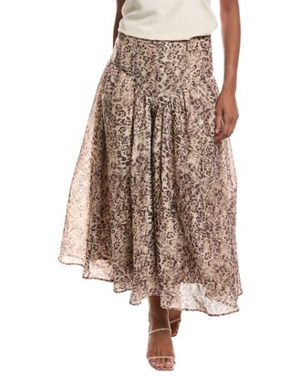 Bardot Hildie High-Waist Midi Skirt