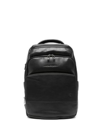 Piquadro leather backpack - Black