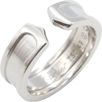 Cartier Silver White Gold (18K) Band Ring (Pre-Owned)