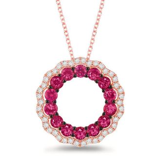 Le Vian Ladies Precious Fashion Pendant in 14k Strawberry Gold