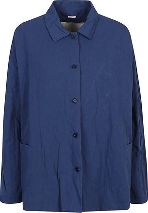 Apuntob Denim Cotton Caban Jacket