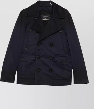 Dsquared2 double breasted jacket chest pockets