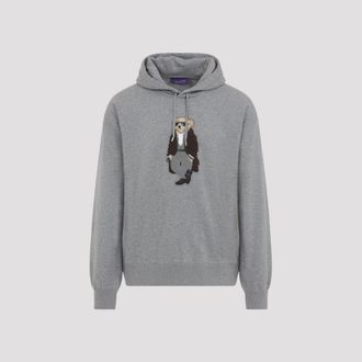 Ralph Lauren Purple Label Felpa con cappuccio con orsetto etichetta viola Ralph Lauren
