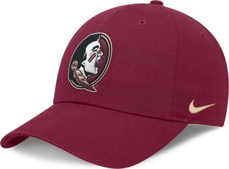 Nike Florida State Classic Club Nike Mens College Adjustable Hat in Red | NC0169XFTN-HAP