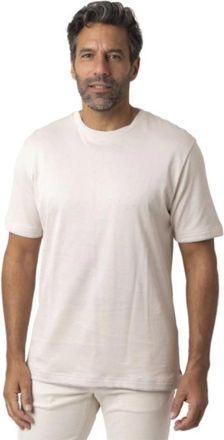 Eleventy T-shirt met ronde hals - Heren - T-shirts - Wit - XL - Katoen - Tops