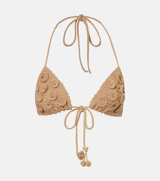Loewe Paulas Ibiza crochet cotton bra top