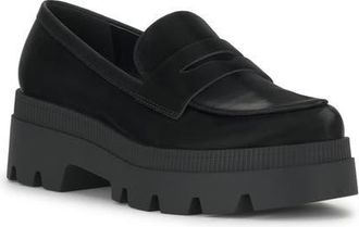 Jessica Simpson Ullinia Platform Loafer in Black at Nordstrom, Size 8