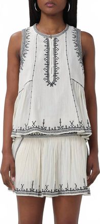 Isabel Marant Pagos Top In Ecru