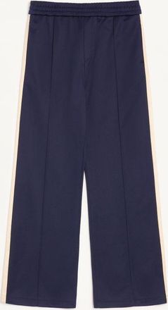 Valentino Pantaloni Valentino In Acetato Con Patch VLogo Uomo NAVY/BURRO XL