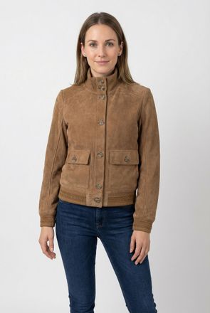 Mauritius Lederjacke MAURITIUS MWDajana, Damen, Gr. 4XL (48), schwarz camel, Obermaterial: 100% Schafsleder. Futter: 100% Polyester. &Auml;rmelfutter: 100% Polyester