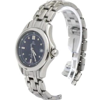 Omega Pre-owned Watches, female, Blue, Size: ONE SIZE Pre-owned Seamaster 120m Quartz Watch