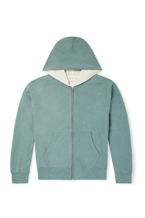Visvim Jumbo Cotton-Jersey Zip-Up Hoodie