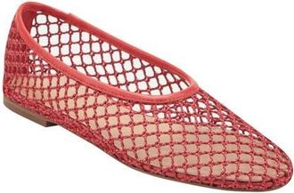 Marc Fisher Jazlyn Pointed Toe Flat in Medium Red at Nordstrom, Size 5.5
