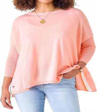 Mersea Catalina Crewneck Sweater In Peach