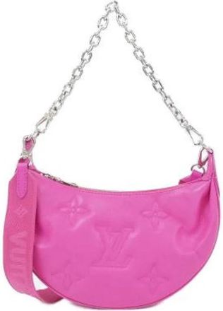 Louis Vuitton Pre-owned Bubblegram Over The Moon Calf Shoulder Bag - Dames - Vintage Schoudertas - Roze - ONE Size - Leer - Vintage