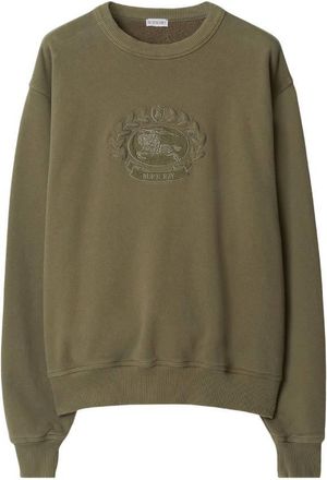 Burberry EKD Embroidered Cotton Sweatshirt, Size Medium