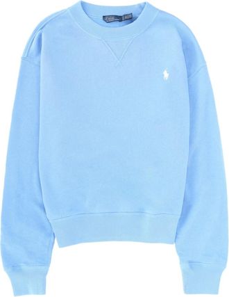 Ralph Lauren Blue Logo Crew Neck Sweatshirt