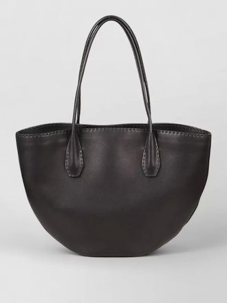 The Row alger tote bag double handles detailing