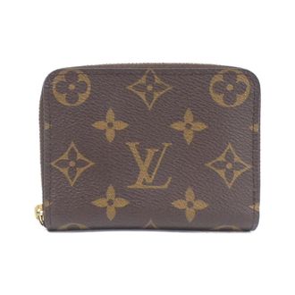 Louis Vuitton Gold Marron Coated Canvas Coin Purse/Coin Case (Pre-Owned)