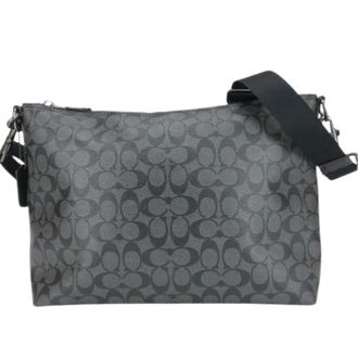 Coach Pre-owned Cross Body Bags, male, Black, Size: ONE SIZE Pre-owned Shoulder Bag