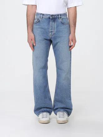Off-white Jeans flared in denim di cotone