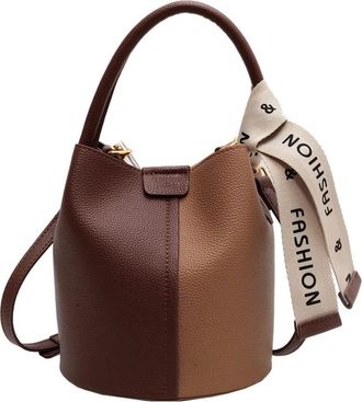 Generic Bucket Crossbody Bags for Women Hobo Purse and Handbags Fashion Vegan Leather Tote Top Handle Hobo Shoulder Bags (Khaki)