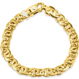 Pompeii3 Mens Designer Mariner Link 14k Gold (40gram) or Platinum (65gram) 9mm Bracelet 8.5