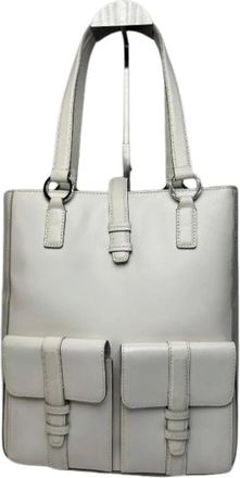 Givenchy Pre-owned Tote Bags, female, White, Size: ONE SIZE Pre-owned Leather Tote Bag