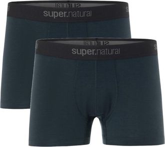 super.natural Tundra 175 Boxer 2 Pack Unterhose f&uuml;r Herren | blau