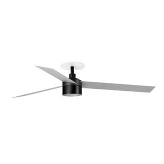 Netlighting Cruiser Recessed 132cm TEK LED Ceiling Fan Black Aluminium Blades