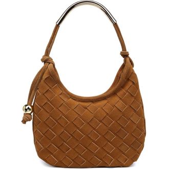 Moda Luxe Woven Leather Shoulder Bag in Tan at Nordstrom Rack