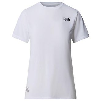 The North Face Multiple Placement S/S Tee-Graphic T-Shirt f&uuml;r Damen | wei&szlig;
