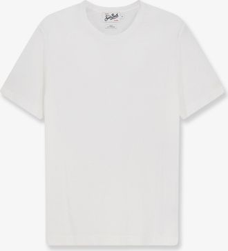 MC2 Saint Barth Mens T-Shirt Orson White Cotton T-Shirts And Polos