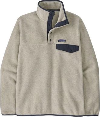 Patagonia Lightweight Synch Snap-T P/O Fleecepullover f&uuml;r Herren | grau