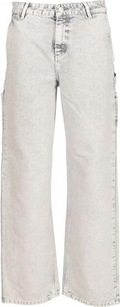 Carhartt Work in Progress Pierce Pant Straight - Dames - Regular Fit Jeans - Grijs - W26 - Jeans