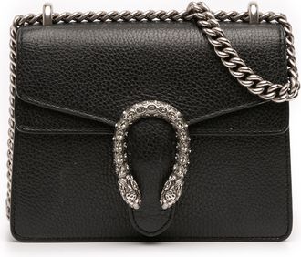 Gucci Pre-owned Womens Small Leather Dionysus Crossbody - Black - One Size