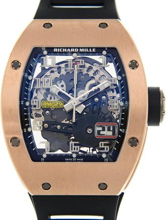Richard Mille RM029 Automatic Black Dial Watch RM029-RG