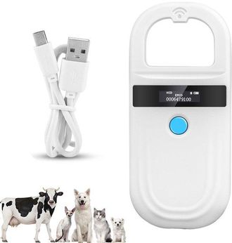 OEM Lettore Di Chip Rfid Con Bluetooth Per Animali Domestici. Lettore Di Chip Compatto. Lettore Di Chip Per Animali Domestici. Ricaricabile Tramite Usb. L