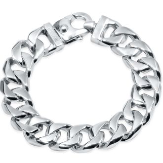 Pompeii3 Mens Heavy Cuban Link 14k Gold (142gram) or Platinum (228gram) 15mm Bracelet 8.5