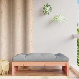 vidaXL Vidaxl - Taburete De Jard&iacute;n Madera Maciza De Abeto Douglas 120x80 Cm