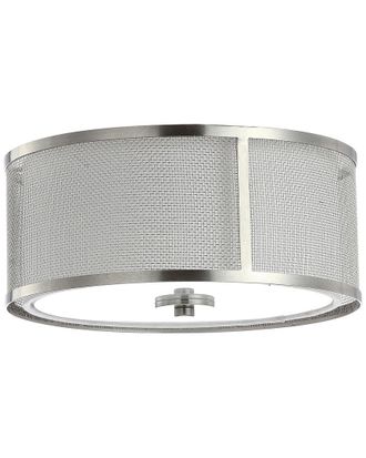 Safavieh Layne Flush Mount Nickel