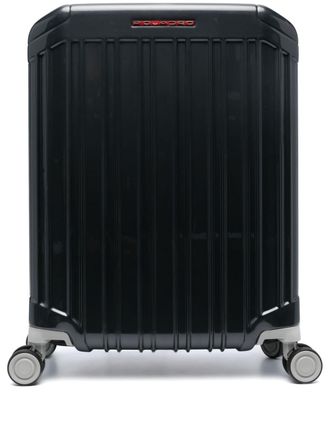 Piquadro hardside spinner cabin suitcase - unisex - Aluminium/Metal/Acrylonitrile Butadiene Styrene (ABS)/Nylon/Polycarbonite/Polyester/Polypropy