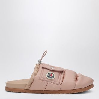 Moncler Pink nylon mule Mon Pocket