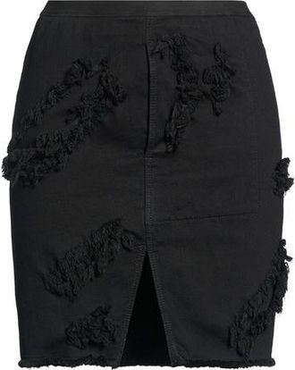 Rick Owens BOTTOMWEAR - Denim skirts on YOOX.COM
