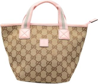 Gucci Pre-owned Gucci Childrens Mini GG Canvas Web Handbag Ladies 9G1WISKOORFZKONM